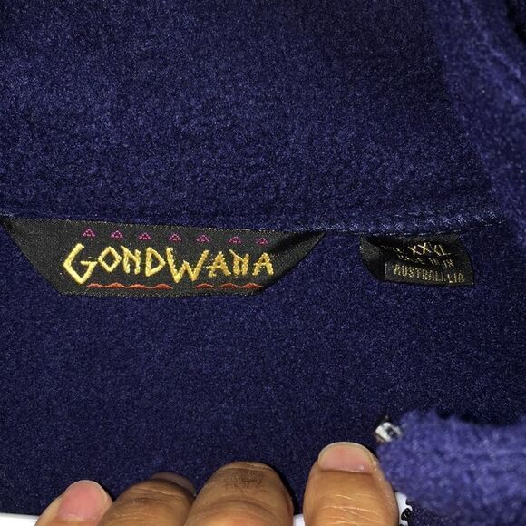 Blue Fleece Sydney University Australia Vest XL - Picture 3 of 3